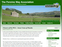 Tablet Screenshot of penninewayassociation.co.uk